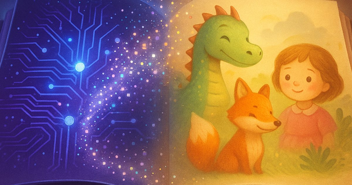 AI в детских книгах: как нейросеть создаёт сказки с вашим ребёнком