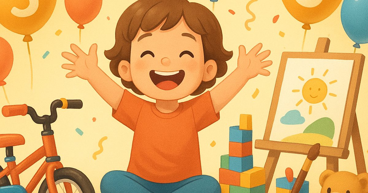 Что подарить ребёнку на 5 лет: 15 идей, которые точно понравятся
