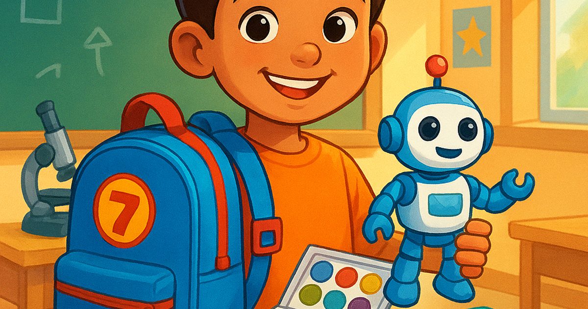 Что подарить ребёнку на 7 лет: подарки для первоклассников